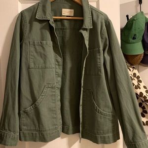 Universal Thread Green Denim Jacket Size M